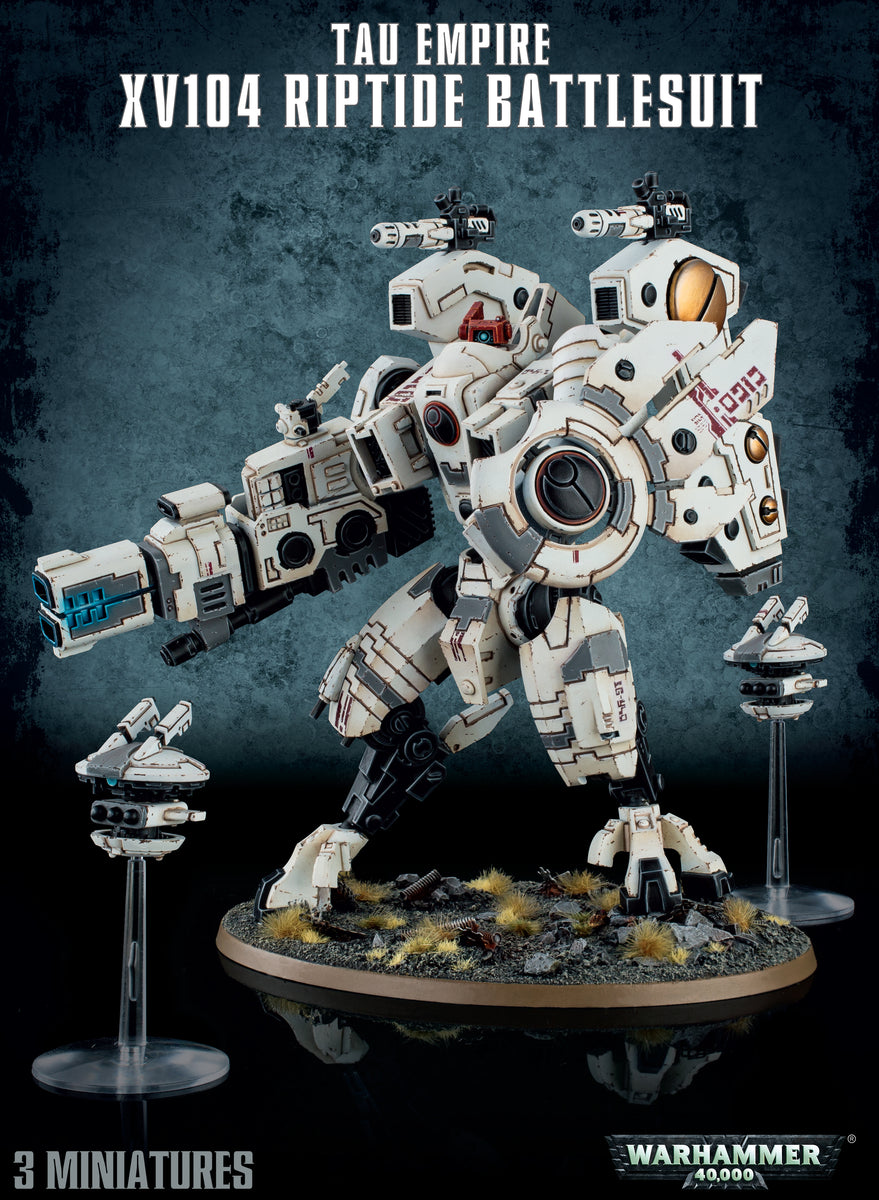 Warhammer 40K Tau Empire XV104 Riptide Battlesuit 56-13 – T&N