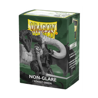 Dragon Shield Sleeves Standard Matte - 100ct Forest Green Non-Glare