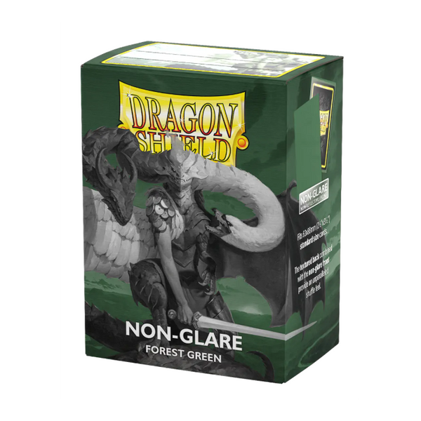 Dragon Shield Sleeves Standard Matte - 100ct Forest Green Non-Glare