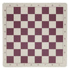 Roll-up Chess Mat, Vinyl, 20" Burgundy