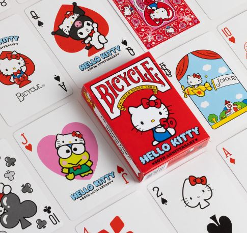 Bicycle Playing Cards - Hello Kitty 50th Anniversary