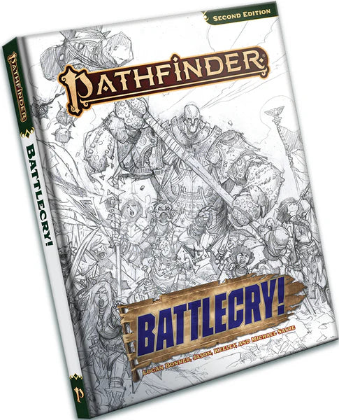 Pathfinder 2E - Battlecry! Sketch Cover