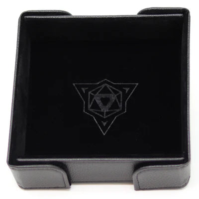 Die Hard Dice - Folding Dice Tray - Square - Black Velvet