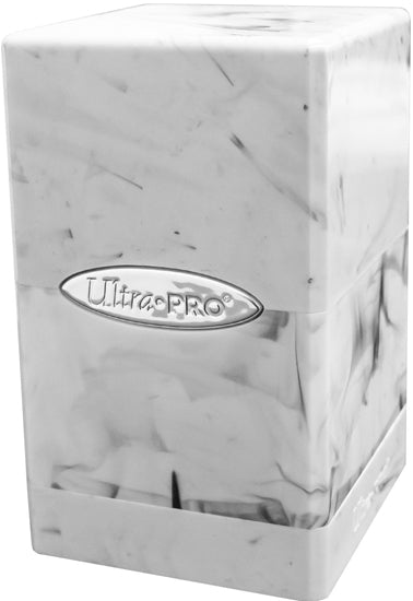 Ultra Pro Satin Tower Deckbox - White and Black