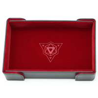 Die Hard Dice - Folding Dice Tray - Rectangle - Red Velvet