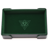 Die Hard Dice - Folding Dice Tray - Rectangle - Green Velvet