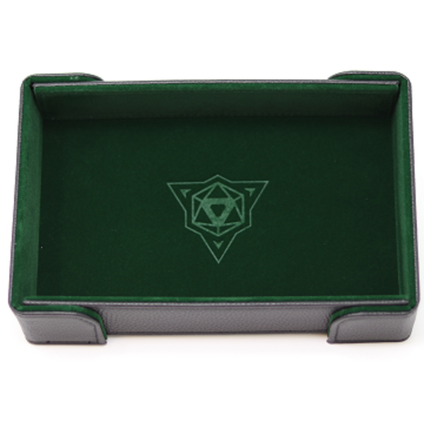 Die Hard Dice - Folding Dice Tray - Rectangle - Green Velvet