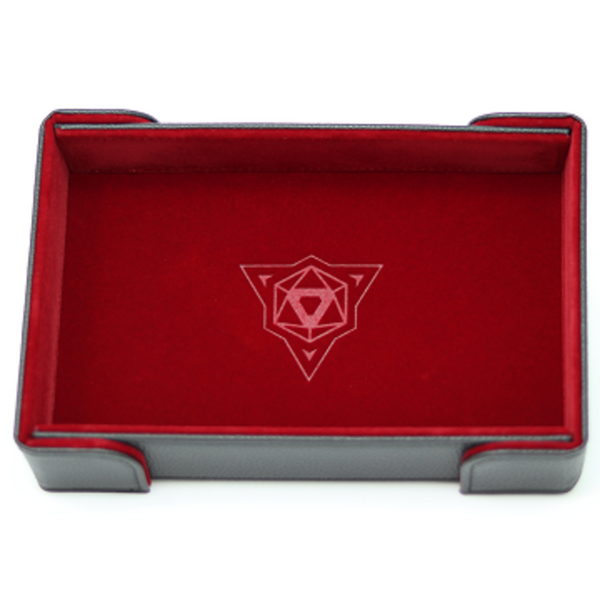 Die Hard Dice - Folding Dice Tray - Rectangle - Red Velvet