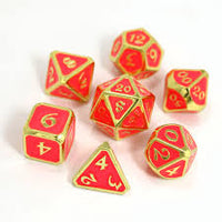 Die Hard Metal Dice - Polyhedral - Mythica AfterDark Bloom