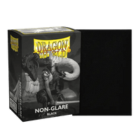 Dragon Shield Sleeves Standard Matte - 100ct Black Non-Glare