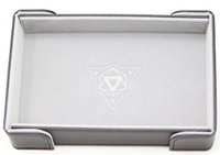 Die Hard Dice - Folding Dice Tray - Rectangle - Grey Velvet