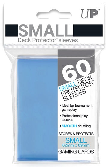 UltraPro Small Size Card Sleeves - 60ct Light Blue