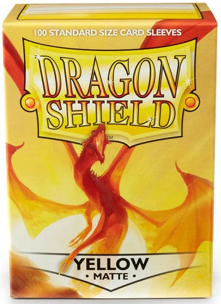 Dragon Shield Sleeves Standard Matte - 100ct Yellow