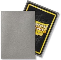 Dragon Shield Sleeves Standard Matte - 100ct Silver