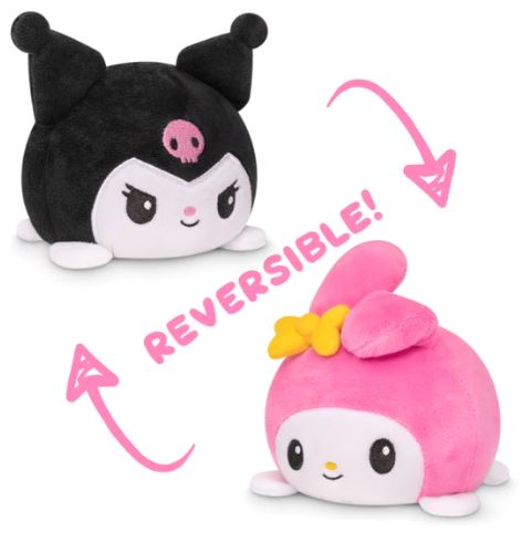 Sanrio Reversible Plushies - My Melody & Kuromi