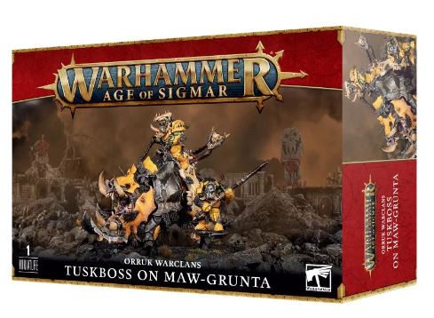 Warhammer Age of Sigmar Orruk Warclans Tuskboss on Maw-Grunta 89-81