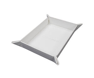 Ultra Pro - Folding Magnetic Dice Tray - Rectangle - Vivid White