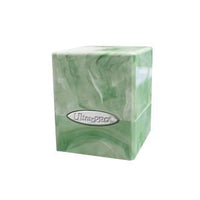 Ultra Pro Satin Cube Deckbox - White and Green