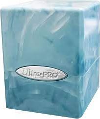 Ultra Pro Satin Cube Deckbox - White and Blue