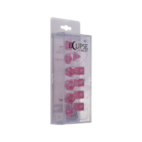 Eclipse 11 Dice Set - Hot Pink