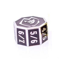 Die Hard Metal Dice - Goyf Counter - Gothica Shiny Silver/Black