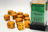 Chessex Dice - 16mm d6 - Speckled - Lotus CHX25712