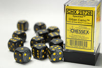Chessex Dice - 16mm d6 - Speckled - Urban Camo CHX25728