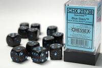 Chessex Dice - 16mm d6 - Speckled - Blue Stars CHX25738