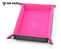 Die Hard Folding Dice Tray - Rectangle - Pink Velvet