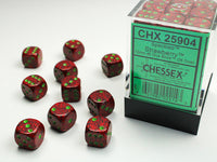 Chessex Dice - 12mm d6 - Speckled - Strawberry CHX25904