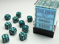 Chessex Dice - 12mm d6 - Speckled - Sea CHX25916