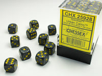 Chessex Dice - 12mm d6 - Speckled - Urban Camo CHX25928