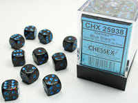 Chessex Dice - 12mm d6 - Speckled - Blue Stars CHX25938