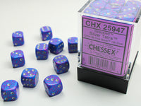 Chessex Dice - 12mm d6 - Speckled - Silver Tetra CHX25947