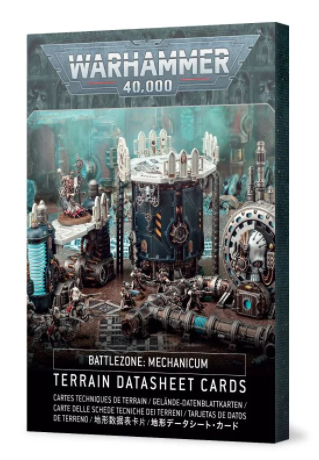Warhammer 40K Battlezone: Mechanicum Terrain Datasheet Cards 40-19