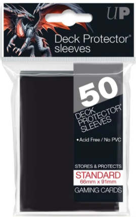 UltraPro Sleeves - Pro Gloss Standard - 50ct Black