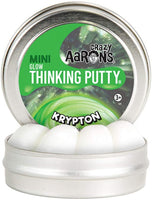 Crazy Aaron's Mini Glow Thinking Putty - Krypton