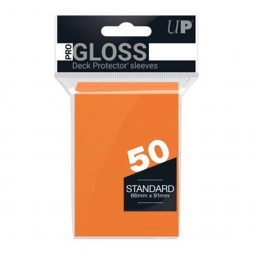 UltraPro Sleeves - Pro Gloss Standard - 50ct Orange