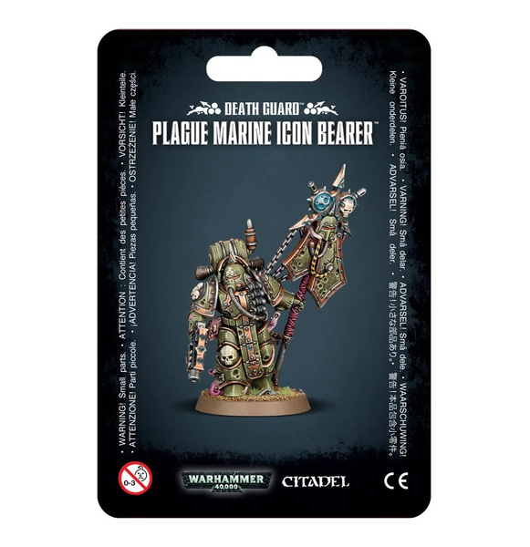Warhammer 40k - Death Guard Plague Marine Icon Bearer 43-47