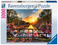 Ravensburger Puzzle Bicycles In Amsterdam 1000pc 19606