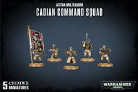 Warhammer 40K Astra Militarum Cadian Command Squad 47-09