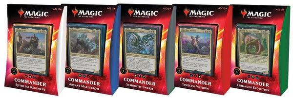 MTG Magic the Gathering Commander 2020 Set of 5 Decks
