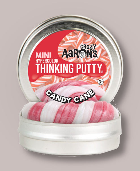 Crazy Aaron's Mini Hypercolor Thinking Putty  -  Candy Cane