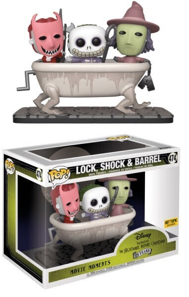 Pop Disney Nightmare Before Christmas Lock, Shock & Barrel