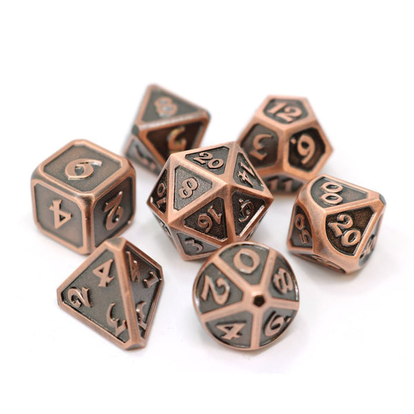Die Hard Metal Dice - Polyhedral - Mythica Battleworn Copper