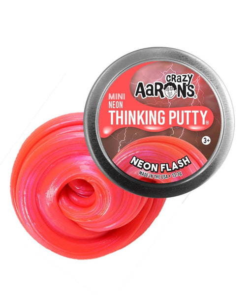 Crazy Aaron's Mini Neon Thinking Putty - Neon Flash