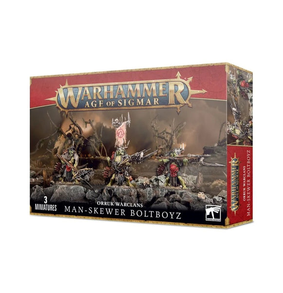 Warhammer Age of Sigmar: Orruk Warclans - Man-Skewer Boltboyz 89-67