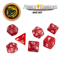 Power Rangers RPG Dice Set - Red