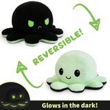 Reversible Octopus Mini Glow in the Dark Green/Black