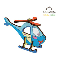 UGR10001 Helicopter 3-D Puzzle